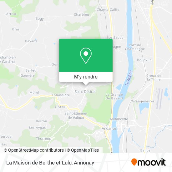 La Maison de Berthe et Lulu plan