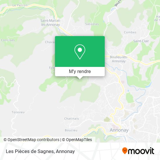 Les Pièces de Sagnes plan