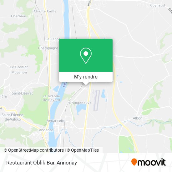 Restaurant Oblik Bar plan