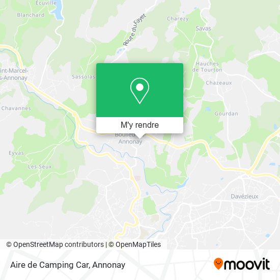 Aire de Camping Car plan