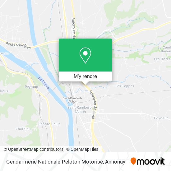 Gendarmerie Nationale-Peloton Motorisé plan