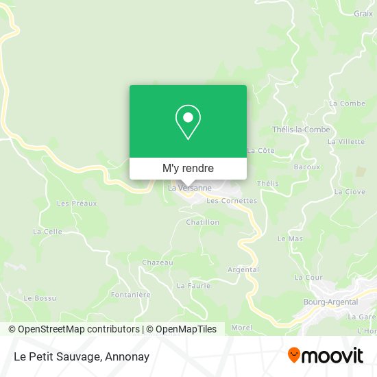 Le Petit Sauvage plan