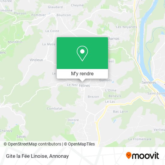 Gite la Fée Linoise plan
