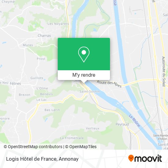 Logis Hôtel de France plan