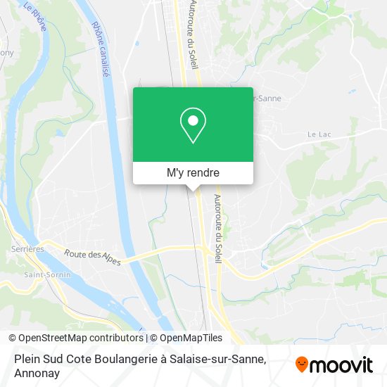 Plein Sud Cote Boulangerie à Salaise-sur-Sanne plan