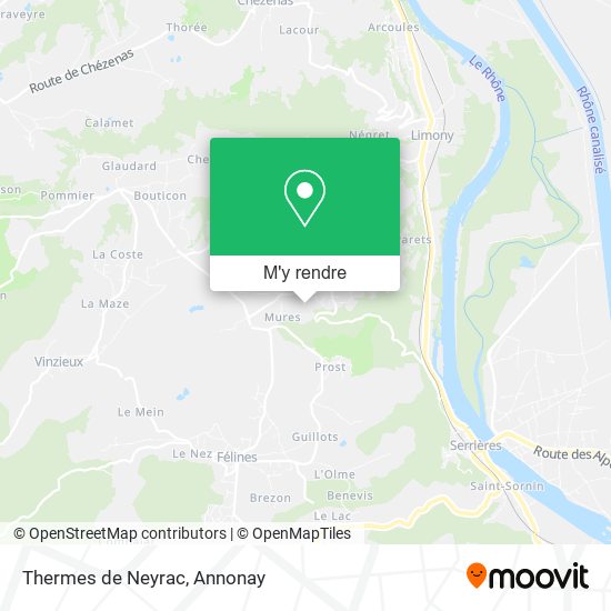 Thermes de Neyrac plan