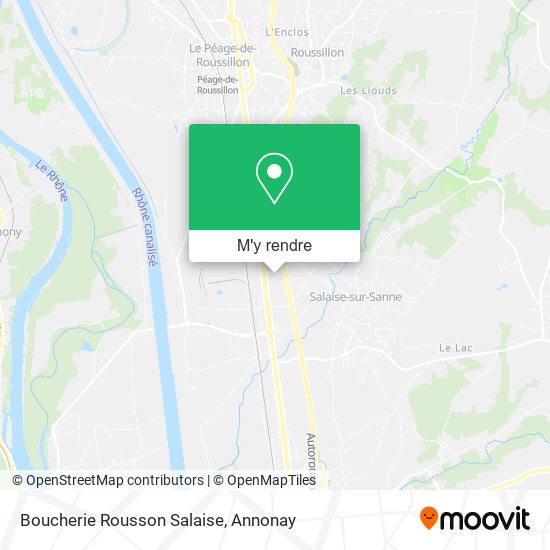 Boucherie Rousson Salaise plan