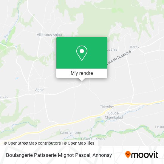 Boulangerie Patisserie Mignot Pascal plan