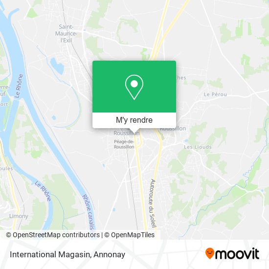 International Magasin plan
