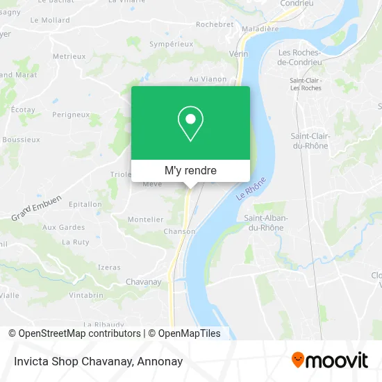 Invicta Shop Chavanay plan