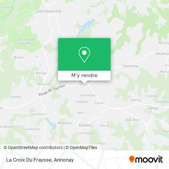 La Croix Du Fraysse plan