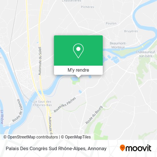 Palais Des Congrès Sud Rhône-Alpes plan