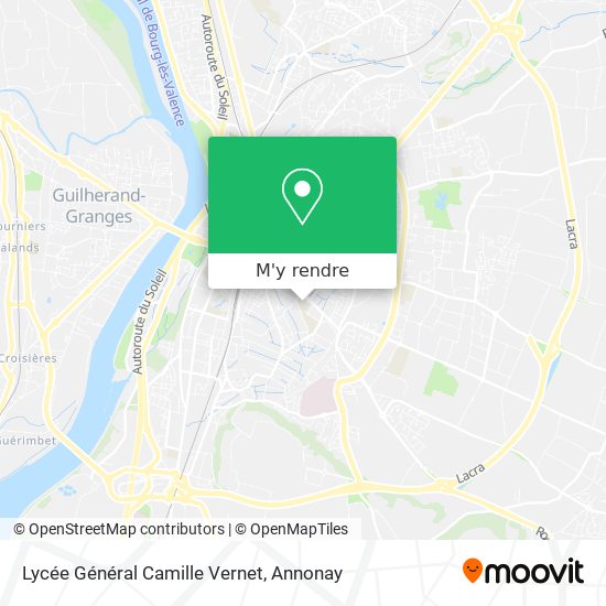 Lycée Général Camille Vernet plan