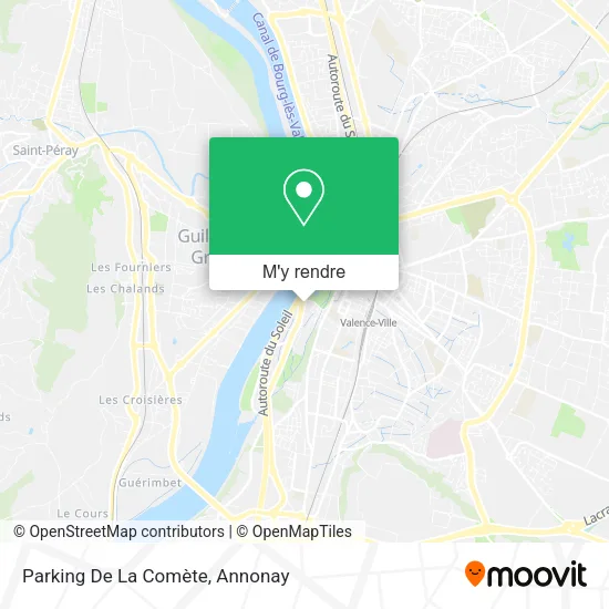 Parking De La Comète plan