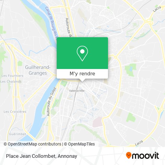 Place Jean Collombet plan