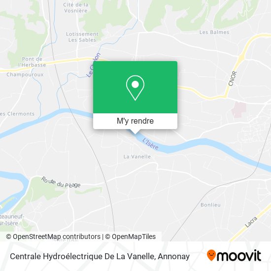 Centrale Hydroélectrique De La Vanelle plan