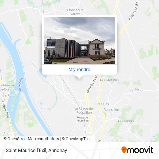 Saint Maurice l'Exil plan