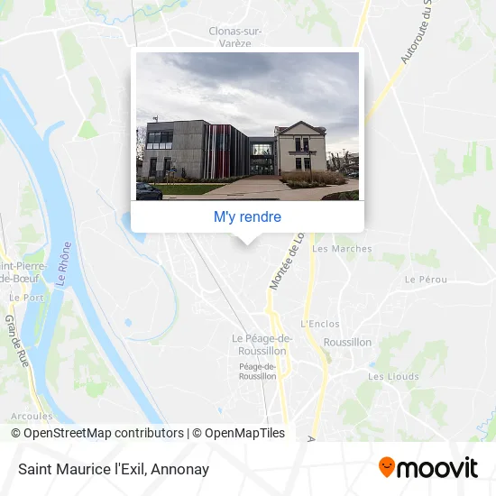 Saint Maurice l'Exil plan