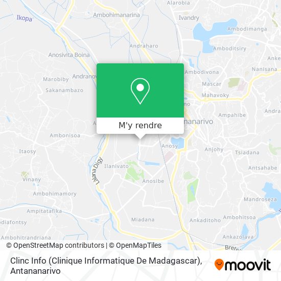 Clinc Info (Clinique Informatique De Madagascar) plan