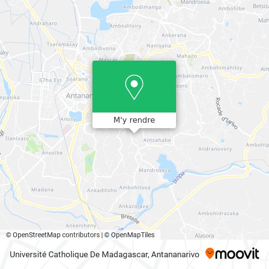 Université Catholique De Madagascar plan
