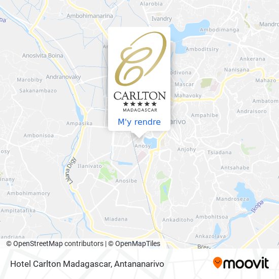 Hotel Carlton Madagascar plan