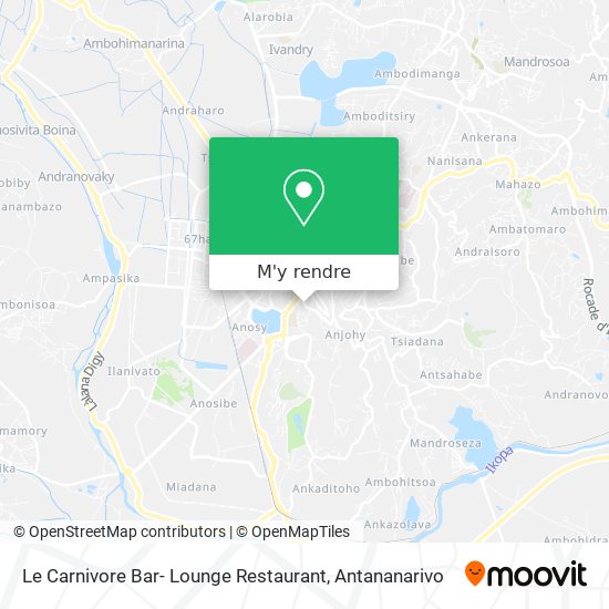Le Carnivore Bar- Lounge Restaurant plan