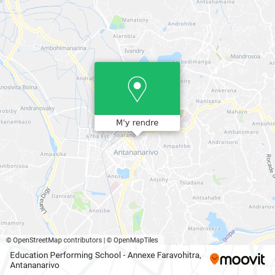 Education Performing School - Annexe Faravohitra plan