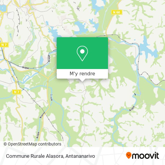 Commune Rurale Alasora plan