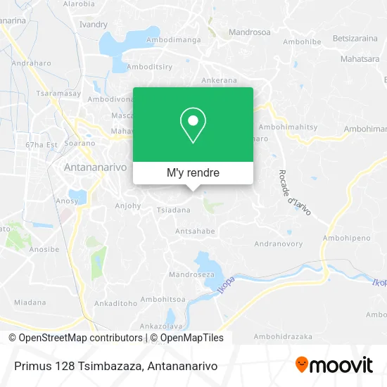 Primus 128 Tsimbazaza plan