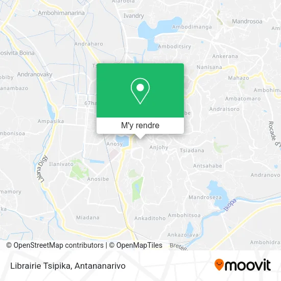Librairie Tsipika plan