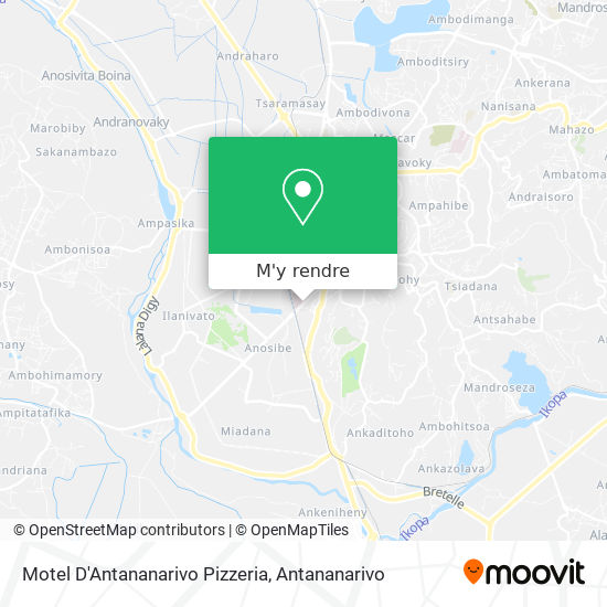 Motel D'Antananarivo Pizzeria plan