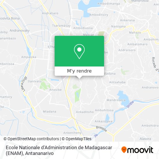 Ecole Nationale d'Administration de Madagascar (ENAM) plan