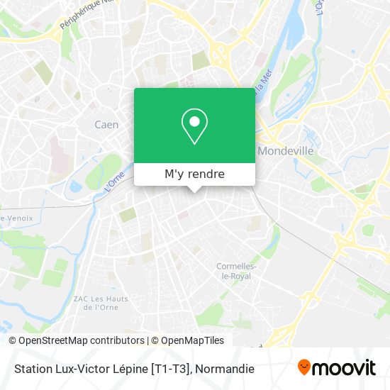 Station Lux-Victor Lépine [T1-T3] plan