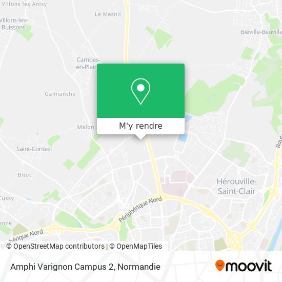 Amphi Varignon Campus 2 plan