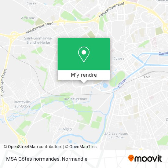 MSA Côtes normandes plan