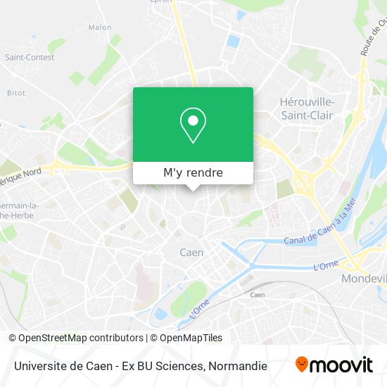 Universite de Caen - Ex BU Sciences plan