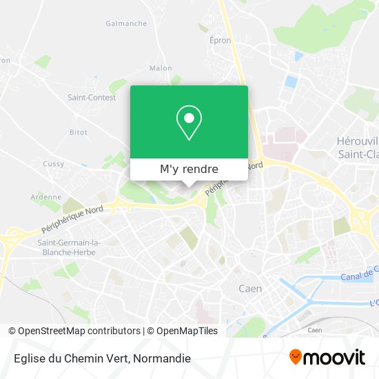Eglise du Chemin Vert plan