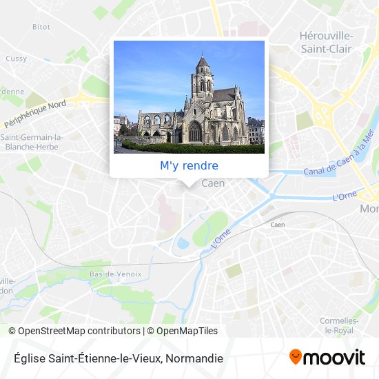 Église Saint-Étienne-le-Vieux plan