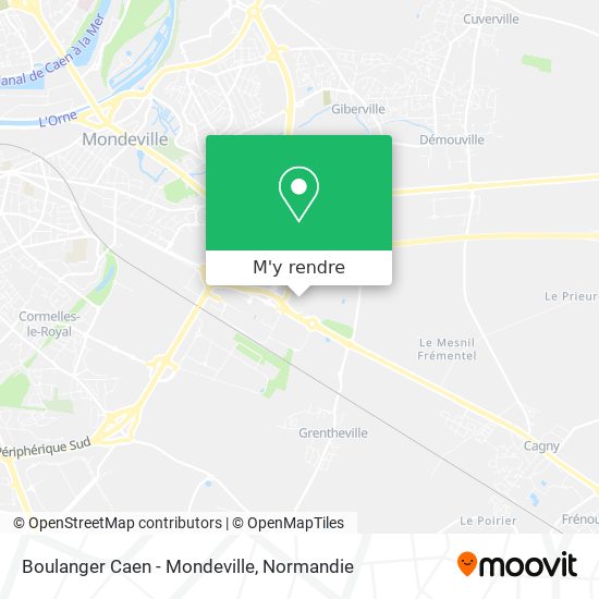 Boulanger Caen - Mondeville plan