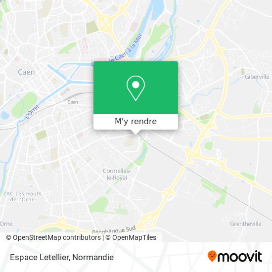 Espace Letellier plan
