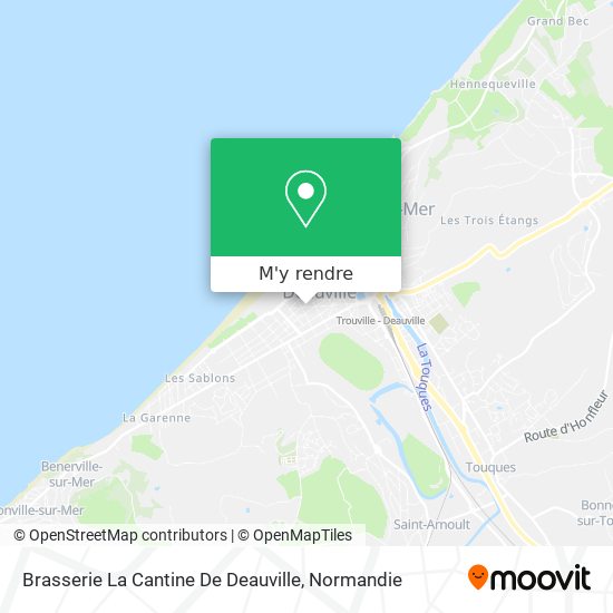 Brasserie La Cantine De Deauville plan