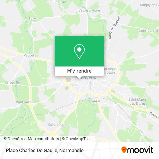 Place Charles De Gaulle plan