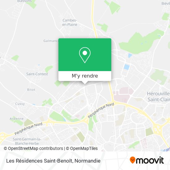 Les Résidences Saint-Benoît plan