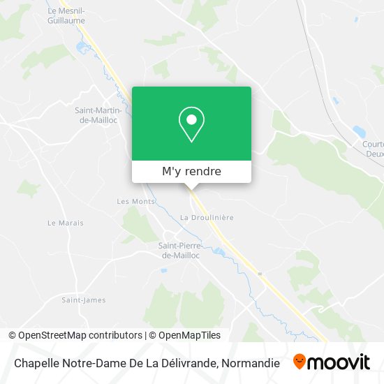 Chapelle Notre-Dame De La Délivrande plan
