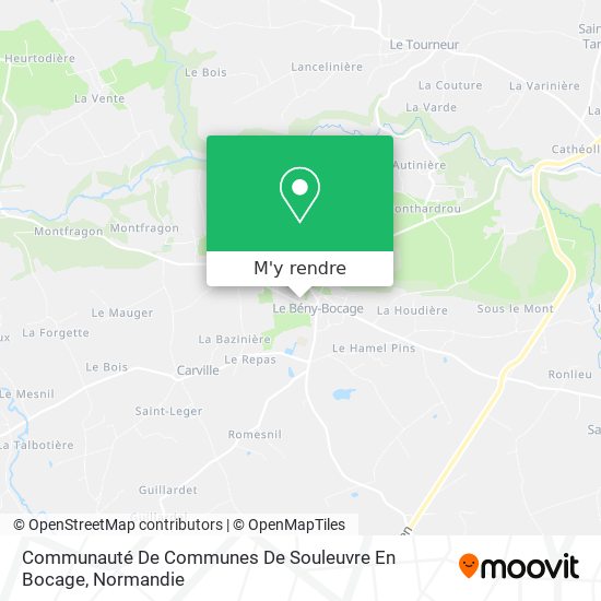 Communauté De Communes De Souleuvre En Bocage plan