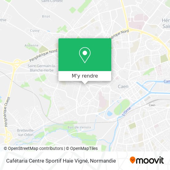 Cafétaria Centre Sportif Haie Vigné plan