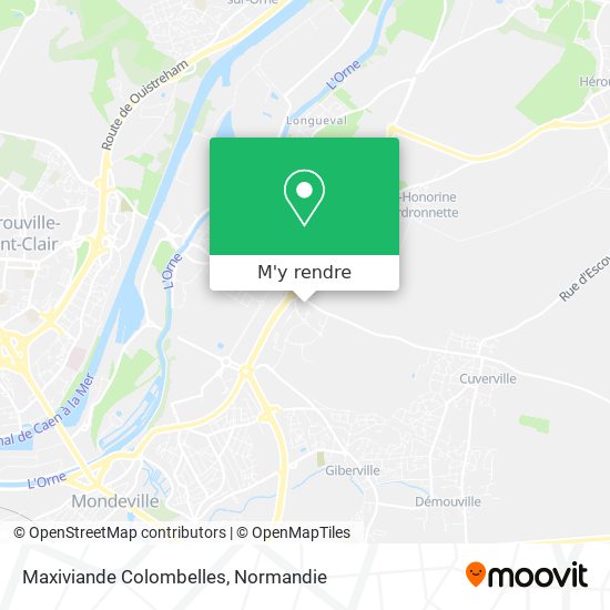 Maxiviande Colombelles plan