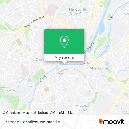 Barrage Montalivet plan