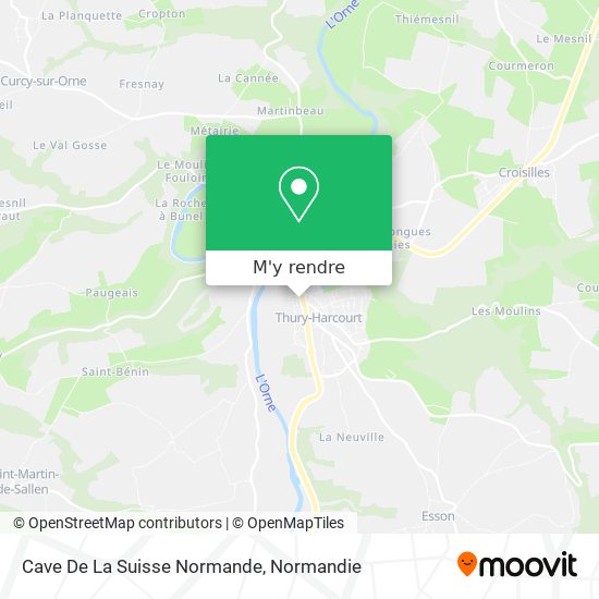 Cave De La Suisse Normande plan