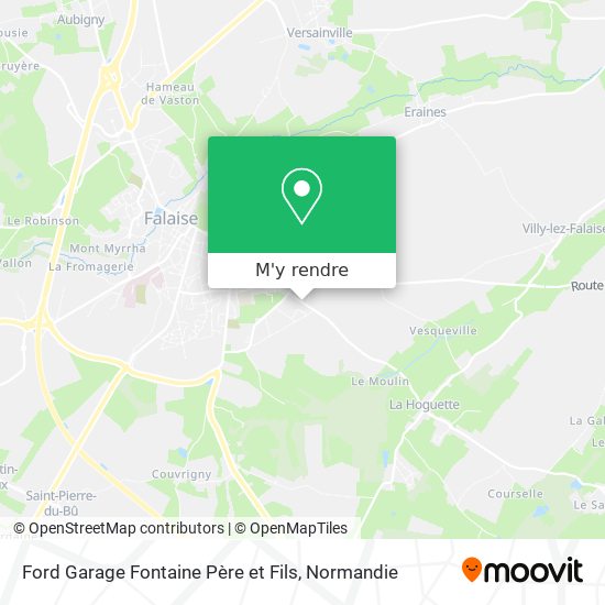 Ford Garage Fontaine Père et Fils plan